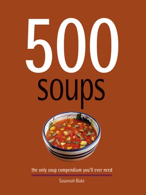 cover image of 500 Soups